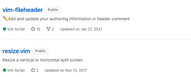 The plugins what I created